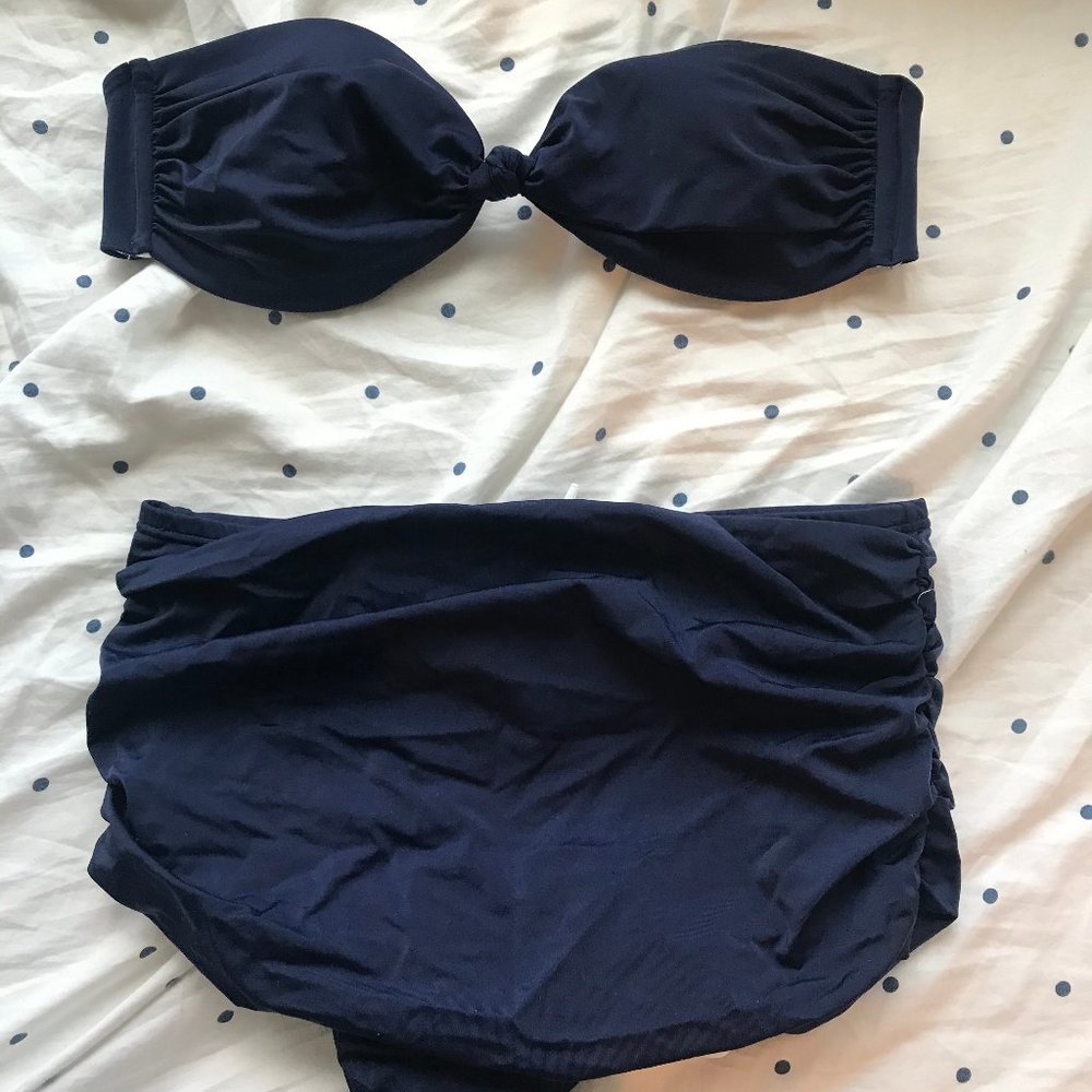 Urban Outfitters High-Waisted Bandeau Bikini (M/L)
